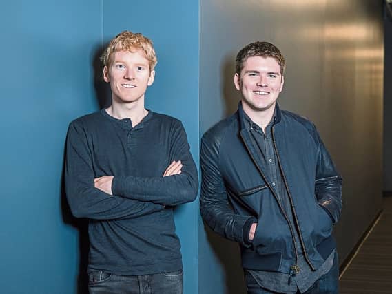 Patrick and John Collision, founders of Stripe which has teamed up with UL for the new programme