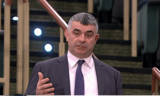Deputy Richard O'Donoghue speaking today