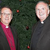 Bishop Kenneth Kearon and Bishop Brendan Leahy  pictured together last Christmas