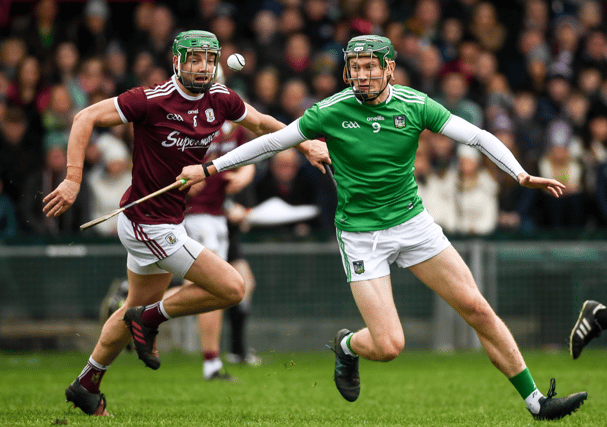 Limerick's William O'Donoghue pictured in action against Galway during the Allianz Hurling League in Febuary