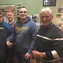 Sean O’Connor, Danny Deady, Mark Noonan and Noel Brosnan. Rockhill AFC & Bruree GAA committees kindly donated the proceeds of all lotto sales from a draw to support Mark