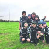 A Sunday morning training session for under age players at Galbally Rugby Club from last season