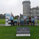 Sean O’Reilly of Dell, Davy Fitzgerald, Wexford hurling manager, Pat Fogarty, event chairman, Monica Bonar, Duggan Systems, John Garr, Dell and Fiona Connolly of Lyons of Limerick