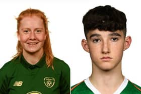 Kilmallock's Aoife Cronin and Castletroy's John Ryan