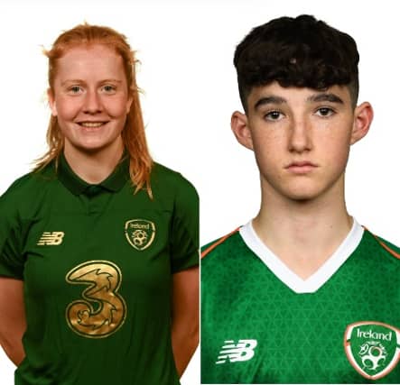Kilmallock's Aoife Cronin and Castletroy's John Ryan