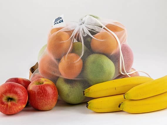 The new fruit and veg bag is available from today