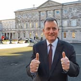 Deputy Kieran O'Donnell pictured at Leinster House