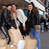 Geri Broe, Elisha Monaghan and Shauna Kelly shopping at Penneys on June 12 -  PICTURE: Brendan Gleeson