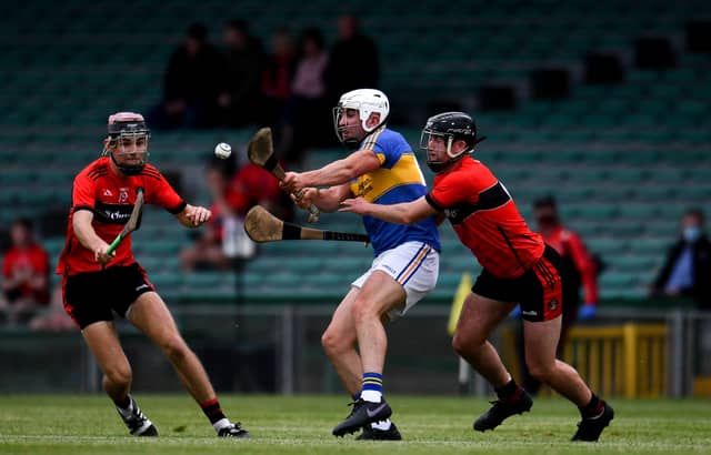 Patrickswell's Aaron Gillane scores his first goal after five minutes: PIC Sportsfile