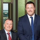Vic Angley, left, pictured with Michael McAleer, managing partner  Grant Thornton