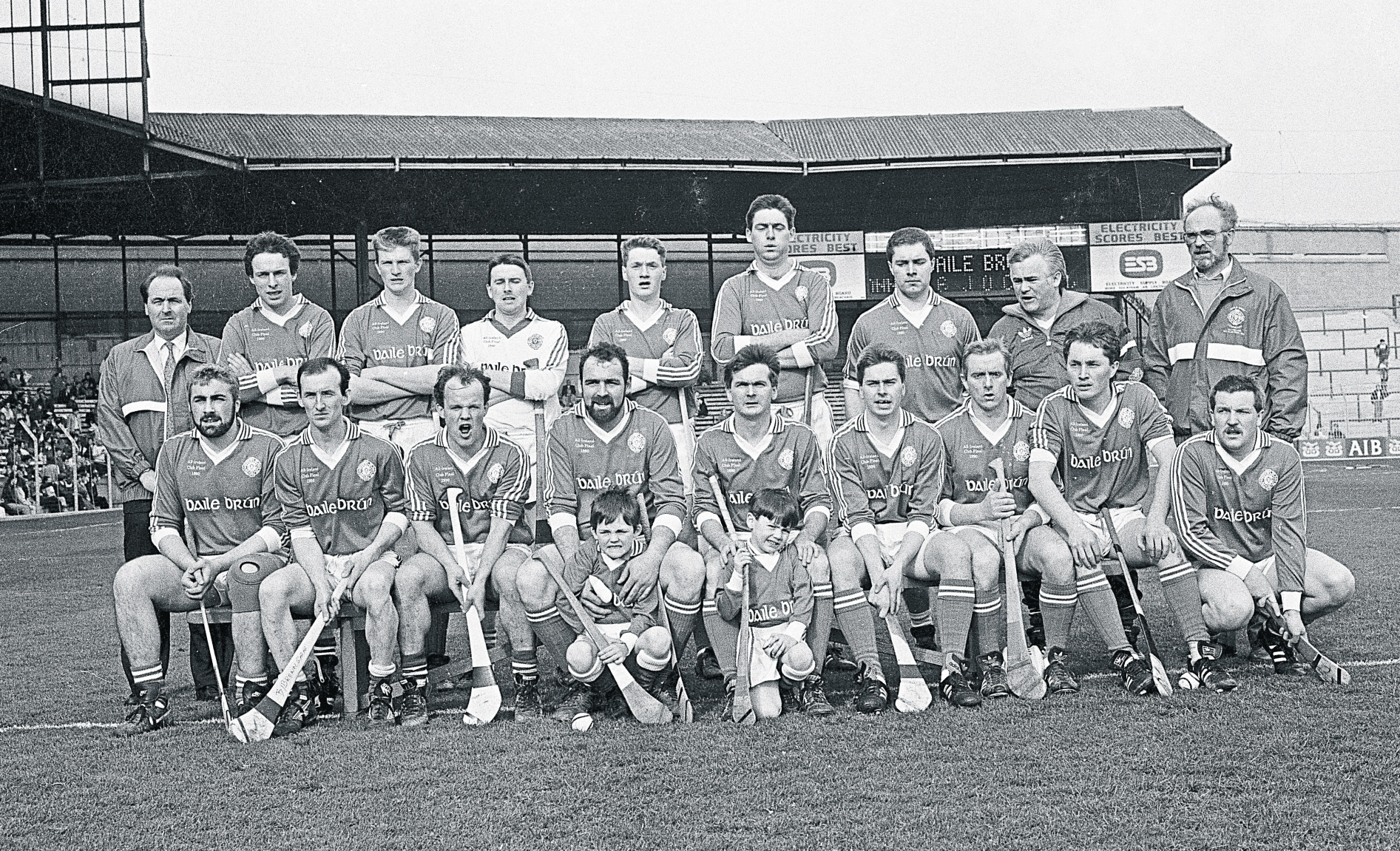 Ballybrown pictured in Croke Park ahead of the 1990 final