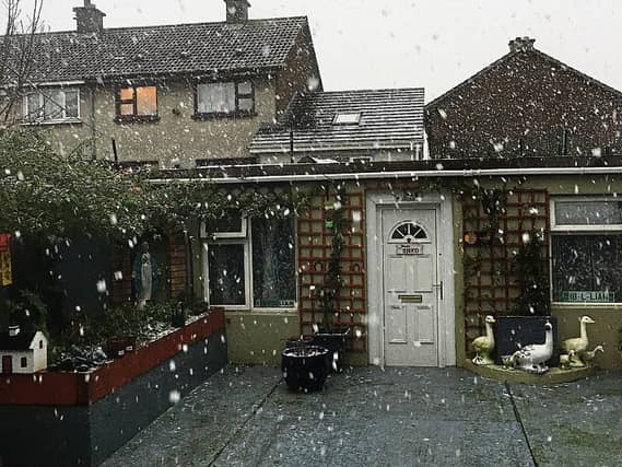PICTURE THIS: Is it spring yet? Michael Sheehan snapped a recent snow shower