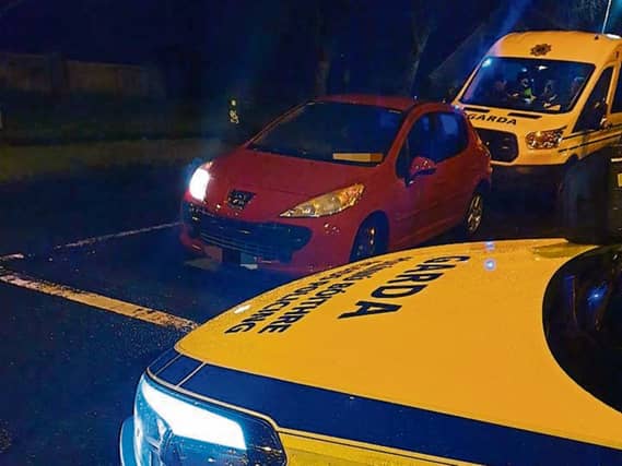 Gardai posted details of the detection on social media