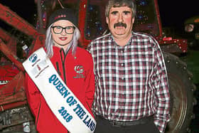 Louise Crowley and Pat Morrissey at  last year's Night Time Tractor Run in Granagh