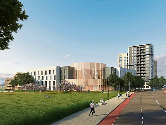 A graphic impression of the proposed new development