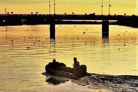 PICTURE THIS: Gone fishing: Claire Waters sent in this shot of the Shannon at sunset