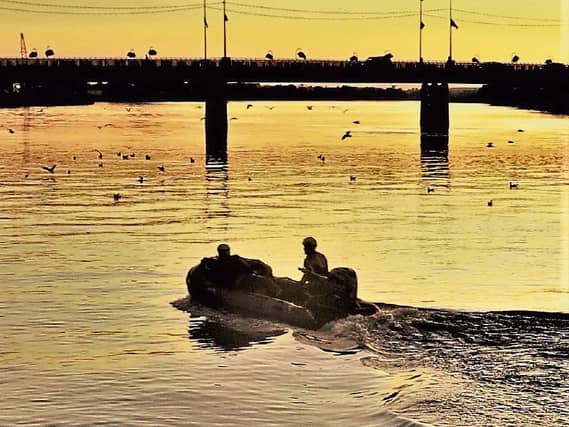 PICTURE THIS: Gone fishing: Claire Waters sent in this shot of the Shannon at sunset