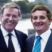 PICTURE THIS: Austin Gibbons former proprietor of Kranks Korner and the  Woodfield House Hotel pictured with the late Terry Wogan at the freedom of the city ceremony in 2007