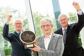 Tony Ford, Mary Mann and Don Reddan of Bergerie Trust CLG who are finalists in the National Lottery Good Causes Awards 2019 | Picture: Martina Regan