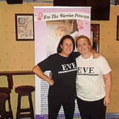 Team captains Karen O'Dea and Elaine Ryan