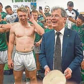 JP McManus with the Liam MacCarthy Cup in 2018