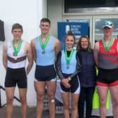 James O'Donovan (red), of Castleconnell Boat Club, and the Ireland JM4+ Crew has reached the A final at the World Junior Rowing Championships in Japan