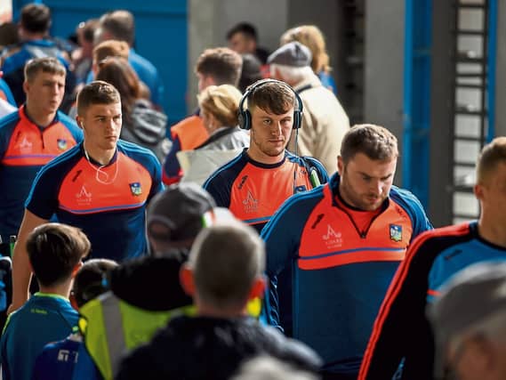 Limerick players arrive in Thurles last Sunday