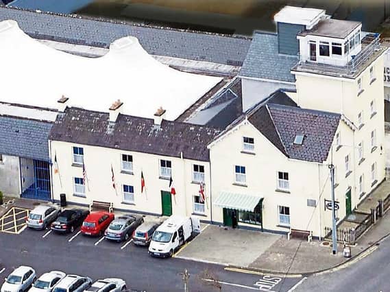 An aerial view of the Foynes Flying Boat and Maritime Museum