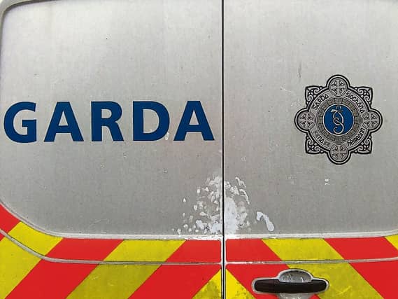 Gardai say a grey Audi estate car left the scene with four males on board shortly after the break-in at 11.30am on Friday July 12