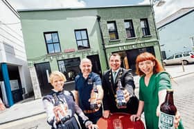 Chris Clancy, Local Enterprise Office Limerick, Stephen Cunneen, Treaty City managing director, Mayor James Collins and Maria Donoghue, Limerick council architect at Treaty City | BRIAN ARTHUR