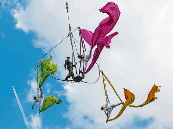 Fidget Feet aerial dance troupe is one of three organisations in line for the grant