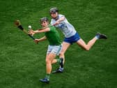Peter Casey of Limerick in action against Calum Lyons of Waterford during the Allianz Hurling League Division 1 Final. The two sides will meet again this weekend in a winner takes all Munster champion
