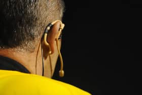 A referee was alleged to have been spat at and punched