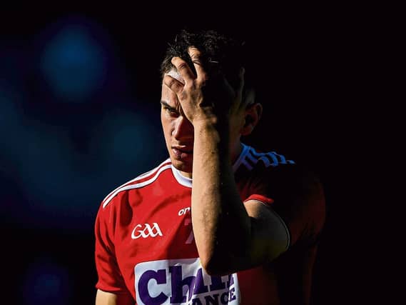Pressure in on: Mark Coleman of Cork reacts following his side's loss to Tipperary in the Munster GAA Hurling Senior Championship Round 1 clash in Cork last weekend
