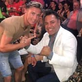 Paddy Donovan with Oscar De La Hoya recently