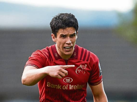 Munster's Joey Carbery in action against the Cheetahs