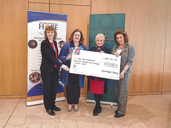 Yvonne O'Keefe, Northern Trust, Catherine Duffy, MD Northern Trust, Maureen Forrest, honorary director of the Hope Foundation and Loretto Kennedy, also of the Hope Foundation