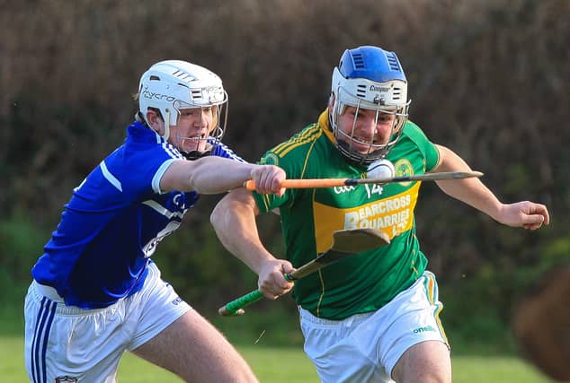 Action from today's battle in Killedy. Picture: Dermot Lynch
