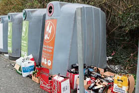 The recycle bank at Roxboro Shopping Centre came in for criticism in the Ibal survey Picture: Michael Cowhey