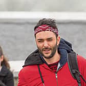 I grew up listening to her music so it's emotional for me to come here: Enrique Rivas, who travelled from London Picture: Press 22