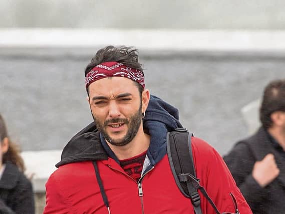 I grew up listening to her music so it's emotional for me to come here: Enrique Rivas, who travelled from London Picture: Press 22