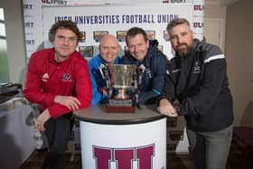 University of Limerick coach Mike McCarthy, Fran Butler Football Development Officer Dublin City University, Noel O'Connor Head Coach at Mary Immaculate College Limerick and Greg Yelverton the UCC