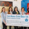 Let’s Fight Cancer group presenting a cheque to Lisa Tracey, Mid Western Cancer Foundation were Siobhan Mulvihill, Lisa Ruttle, Vicky Murphy and Geraldine Mulvihill