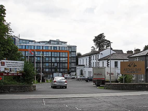 The old Clarion Suites site on the Ennis Road, which is on the market and has attracted huge interest with up to 10 bidders