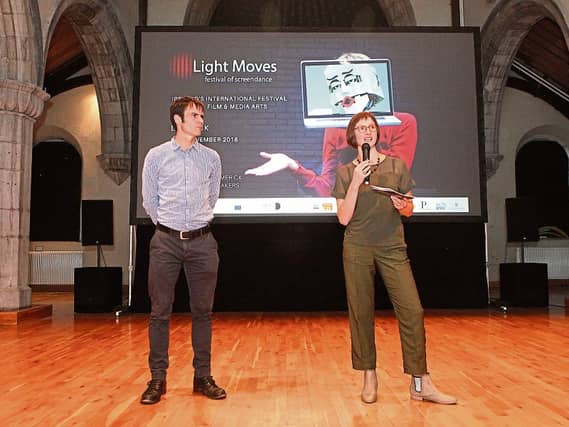 Jurgen Simpson and Mary Wycherley, founders and curators of the Light Moves festival of screendance, launching the festival Picture: Dave Gaynor