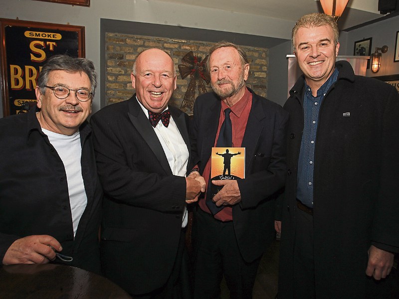 Dominic Taylor, Limerick Writers’ Centre, Eugene Phelan, editor, Limerick Leader, J. Vincent Moran, author and Alan English, group editorial director, Iconic Newspapers at the launch of Gabriel’s Lark