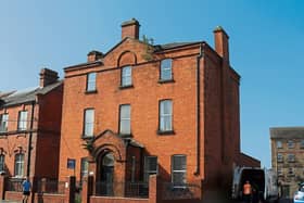 The unique red-brick Johnsgate House building, situated on John Street and Cabbage Market, was built sometime in the 1880s