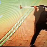 A still image from the CCTV footage broadcast on Crimecall