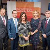 Prof Alan Ahearne, far right, at the Limerick Chamber budget briefing