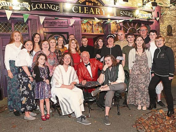 The cast and crew of Jesus Christ Superstar which opens in Castlemahon Hall this Thursday and runs over two weekends.